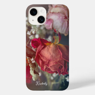 Funda Para iPhone 14 De Case-Mate Elegant Valentine Dried Roses Custom iPhone Case