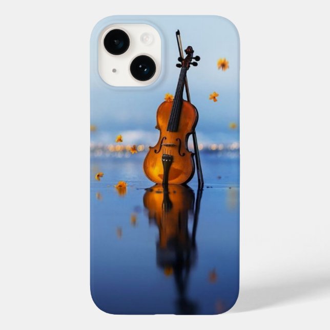Funda De Case-Mate Para iPhone Elegant Violin Art Phone Case  (Reverso )