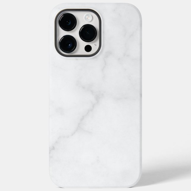Funda De Case-Mate Para iPhone Elegant White Marble (Reverso )