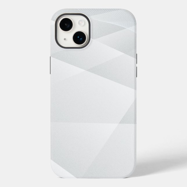 Funda De Case-Mate Para iPhone Elegant White Marble (Reverso )