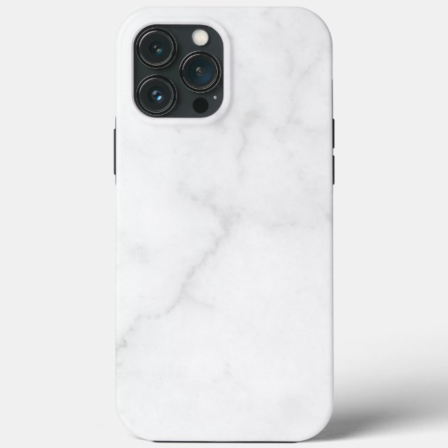 Funda De Case-Mate Para iPhone Elegant White Marble (Reverso )