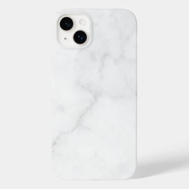Funda De Case-Mate Para iPhone Elegant White Marble (Reverso )