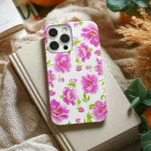 Elegante acuarela Peonies Floral rosa