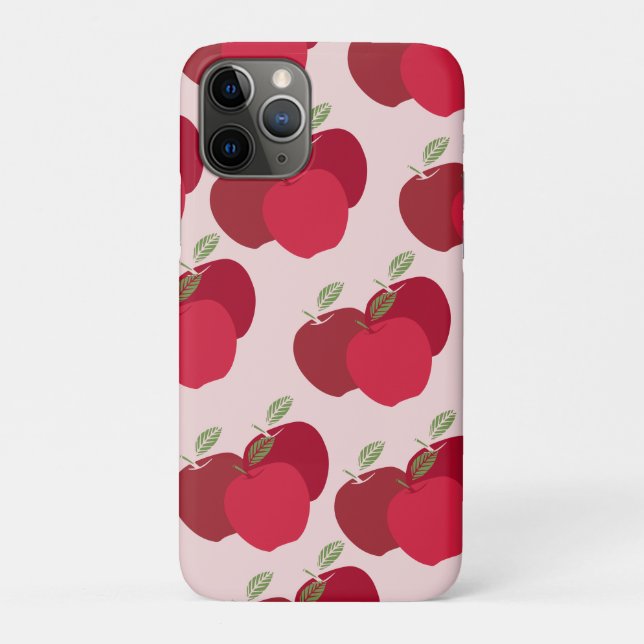 Funda De Case-Mate Para iPhone Elegante Apple De Inspiración Fruta (Reverso)
