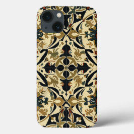 Funda Para iPhone 13 Elegante arabesco floral