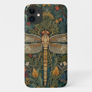 Funda Para iPhone 11 Elegante arte de libélula moda botánica de boho