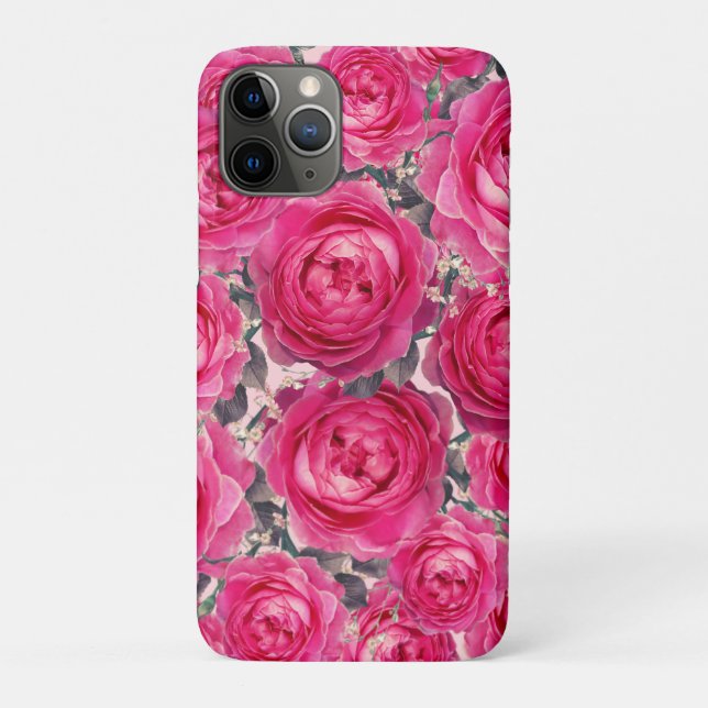 Funda De Case-Mate Para iPhone Elegante Bouquet de Rosas (Reverso)