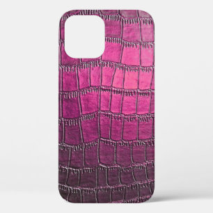 Funda Para iPhone 12 Elegante, brillante, grabado en relieve textura de