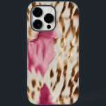 Funda Para iPhone 14 Pro Max De Case-Mate Elegante Cebra de oro blanco rosado<br><div class="desc">Elegante Cebra Blanca Dorada Girona</div>