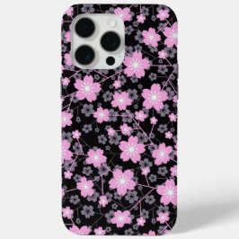 Funda Para iPhone 15 Pro Max Elegante cerezo Blossom lindo patrón floral rosa