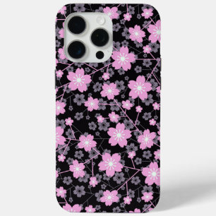 Funda Para iPhone 15 Pro Max Elegante cerezo Blossom lindo patrón floral rosa
