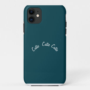 Funda Para iPhone 11 Elegante Chic Azul Teal