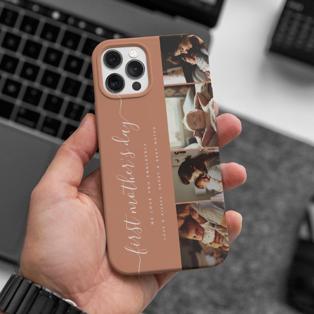 Funda De Case-Mate Para iPhone Elegante Collage de fotos Personalizado del Día de (Subido por el creador)