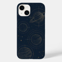 Elegante Constelaciones de oro - Vibrante estuche