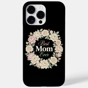 Funda Para iPhone 14 Pro Max De Case-Mate Elegante Corona Floral Mejor Mamá del Mundo
