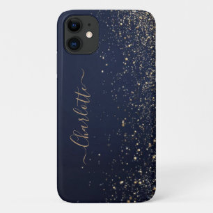 Funda Para iPhone 11 Elegante cubierta de teléfono azul de la Marina