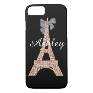 title_seo2 Elegante Diamante & Gold Torre Eiffel iPhone 7 fun