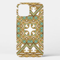 Elegante diseño barroco dorado, ornamental.