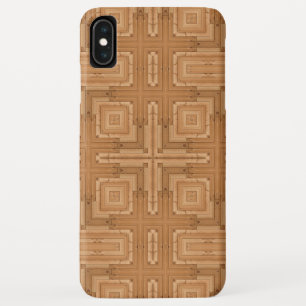 Funda Para iPhone XS Max Elegante diseño geométrico moderno de madera