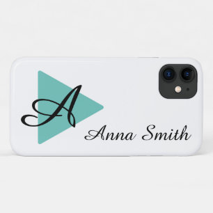 Funda Para iPhone 11 Elegante diseño Verde azulado de abstracción de mo