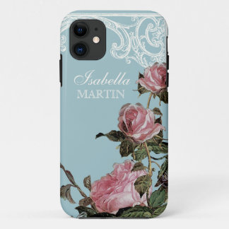 title_seo2 Elegante Dusty Azul Vintage Rosa Jardín Floral