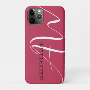 Funda Para iPhone 11 Pro Elegante escritura profesional minimalista moderna