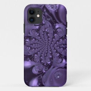 Funda Para iPhone 11 Elegante Espuma Líquida Real Púrpura