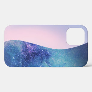 Funda Para iPhone 12 Elegante estrella purpurina de gradiente rosa mode