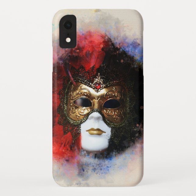 Funda De Case-Mate Para iPhone Elegante estuche para iPhone de diseño de máscara  (Reverso)