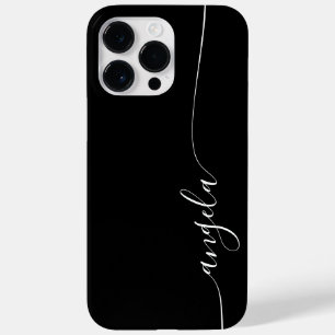 Funda Para iPhone 14 Pro Max De Case-Mate Elegante firma glamour en blanco y negro