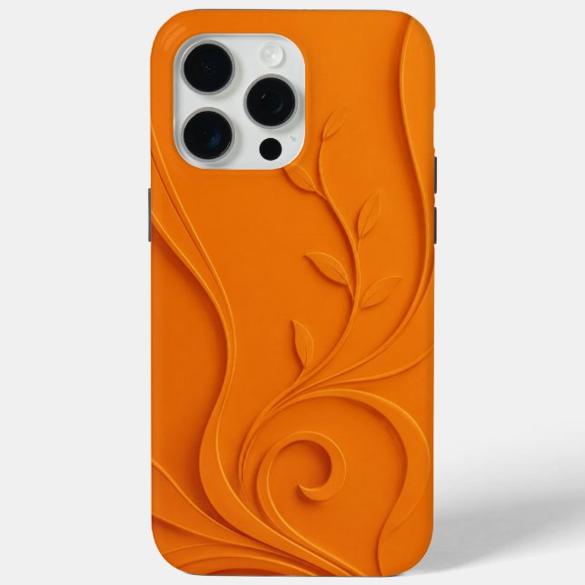 Funda De Case-Mate Para iPhone Elegante Floral Abstracto (Reverso )
