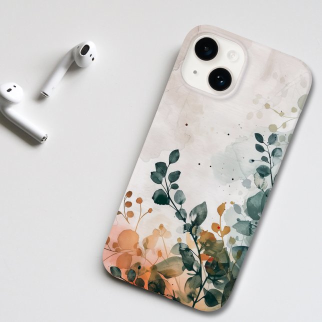 Funda De Case-Mate Para iPhone Elegante Floral Botánico Acuarela  (Subido por el creador)