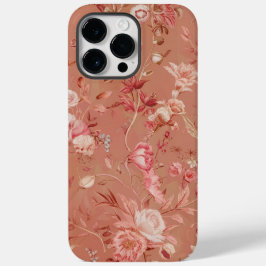 Funda Para iPhone 14 Pro Max De Case-Mate Elegante floral de fondo estético rosado
