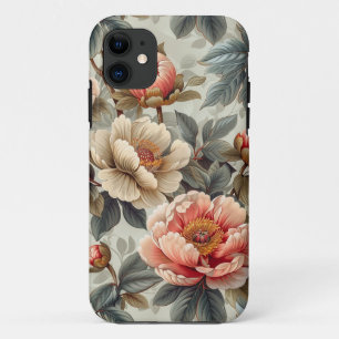 Funda Para iPhone 11 Elegante floral vintage