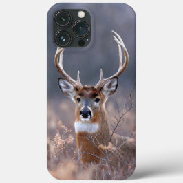 Funda Para iPhone 13 Pro Max Elegante foto de temporada de invierno de ciervos 