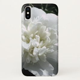 Funda Para iPhone X Elegante foto de una joya blanca floral