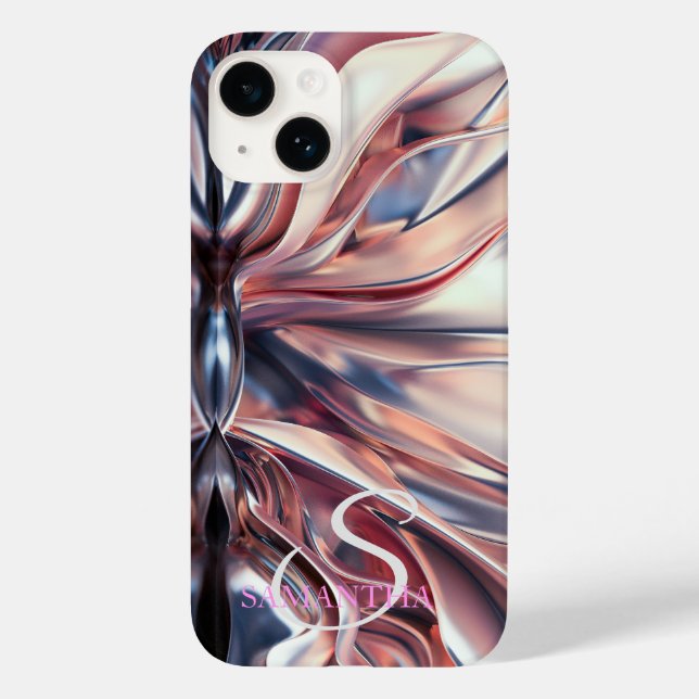 Funda De Case-Mate Para iPhone Elegante Frio Abstracto (Reverso )