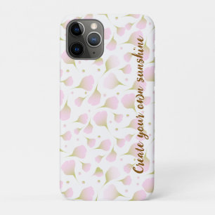 Funda Para iPhone 11 Pro Elegante funda de iPhone rosa polvo personalizada