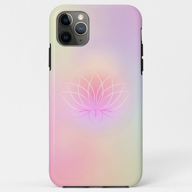 Funda De Case-Mate Para iPhone Elegante Guay Lotus Holographic (Reverso)