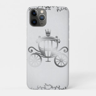 Funda Para iPhone 11 Pro Elegante Historia de Carruaje de Plata Blanca Prin