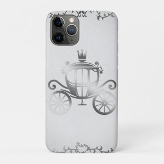 Funda Para iPhone 11 Pro Elegante Historia de Carruaje de Plata Blanca Prin