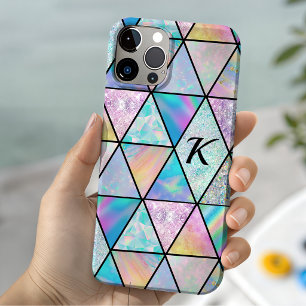 Funda Para iPhone 15 Elegante holográfico colorido