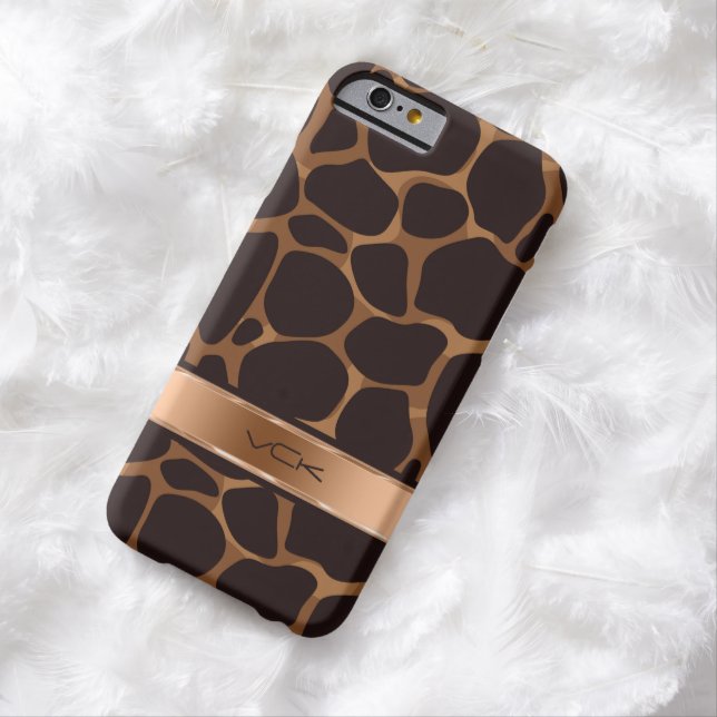 Funda De Case-Mate Para iPhone Elegante impresión de leopardo marrón y cobre (In Situ)