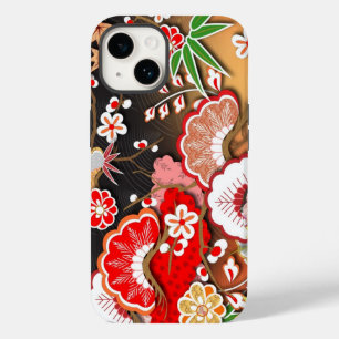 Funda Para iPhone 14 De Case-Mate Elegante Kimono otoñal japonés