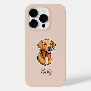 Funda Para iPhone 14 Pro De Case-Mate Elegante Labrador Recuperador Personalizado Foto R