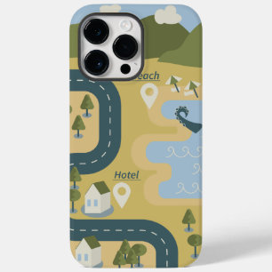 Funda Para iPhone 14 Pro Max De Case-Mate Elegante mapa de viajes de vacaciones de personali