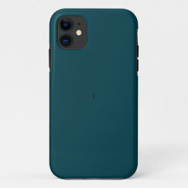 Funda Para iPhone 11 Elegante Moda Azul oscuro Verde azulado