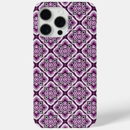 Funda Para iPhone 15 Pro Max Elegante Moda Boho Mandala Patrón floral