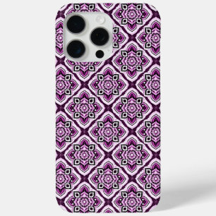 Funda Para iPhone 15 Pro Max Elegante Moda Boho Mandala Patrón floral