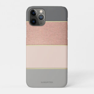 Funda Para iPhone 11 Pro Elegante Moderno Fresco Rayado - Personalizado